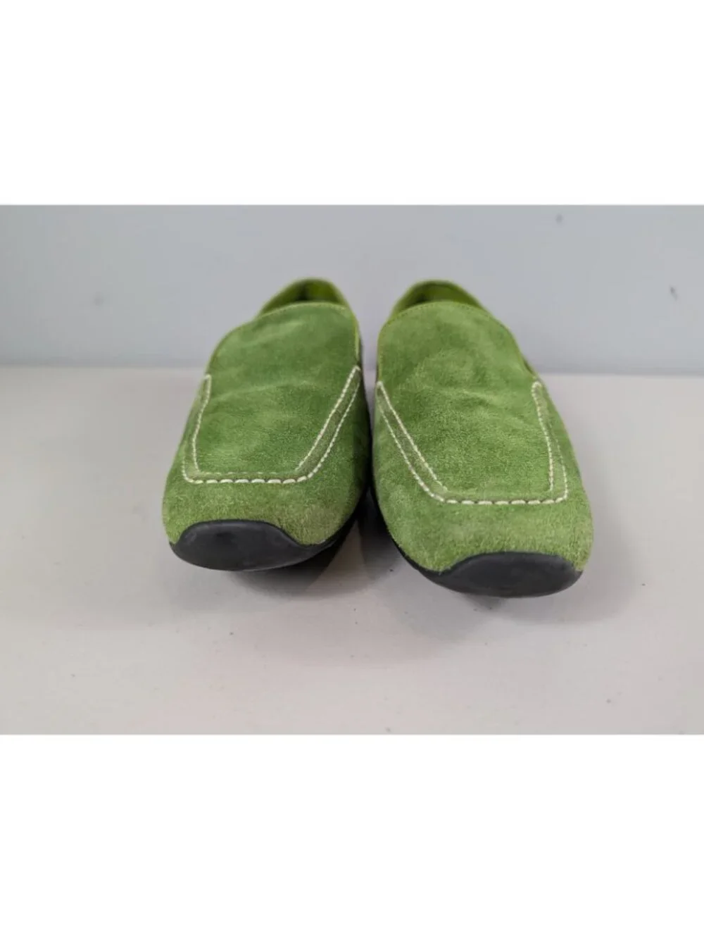 Porsche Design suede green loafer's men's size 7.5